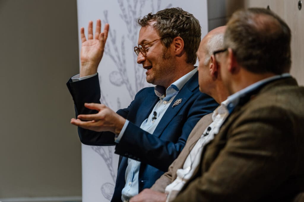 Guest speaker panel at The Gin Guild Ginposium in London