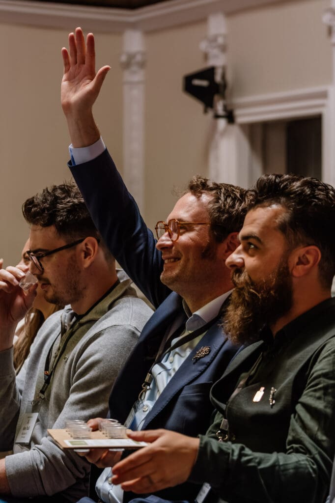 Audience participation at The Gin Guild Ginposium in London