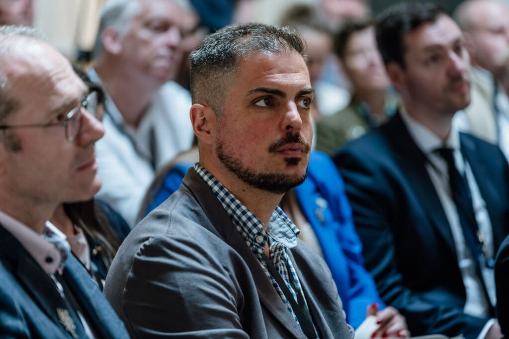 Audience member at The Gin Guild Ginposium in London